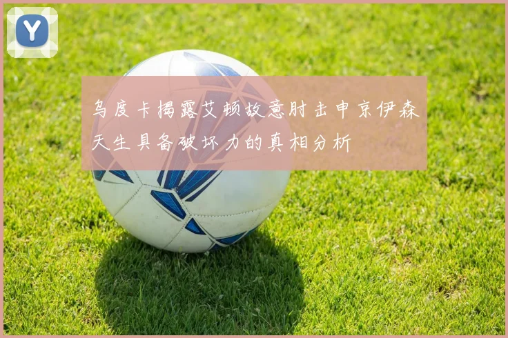 乌度卡揭露艾顿故意肘击申京伊森天生具备破坏力的真相分析